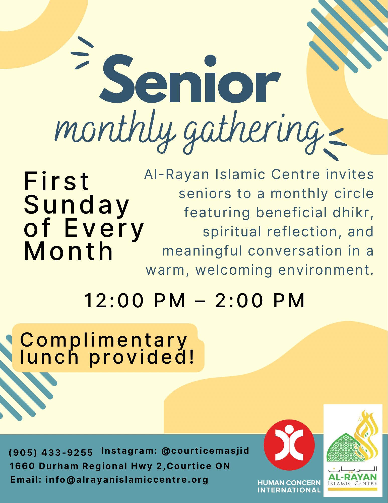 Seniors Monthly Gathering