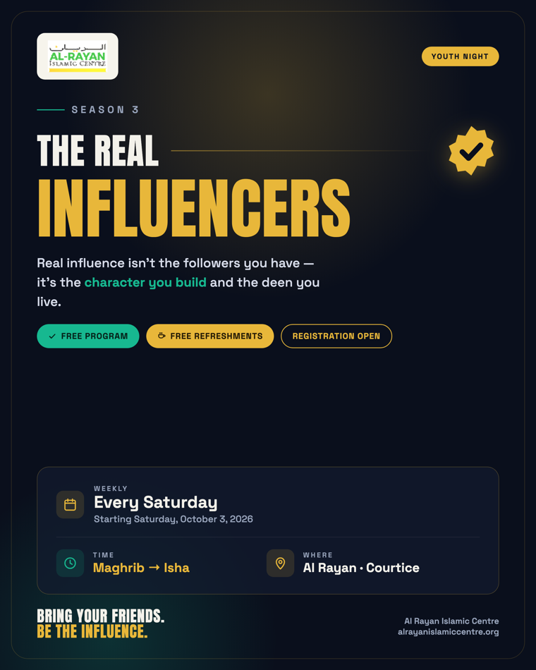 The Real Influencers – Youth Night (Season 3)